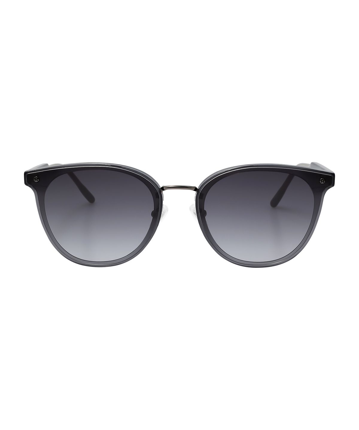 헌터 아이웨어(HUNTEREYEWEAR) [WOMAN] 플랫바 라운드 선글라스 - 그레이 HTB16