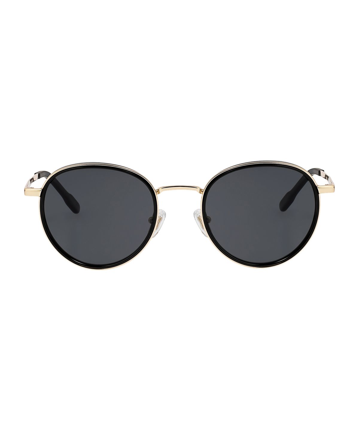 헌터 아이웨어(HUNTEREYEWEAR) [UNISEX] 라운드 티타늄 선글라스 - 블랙편광 HTC32