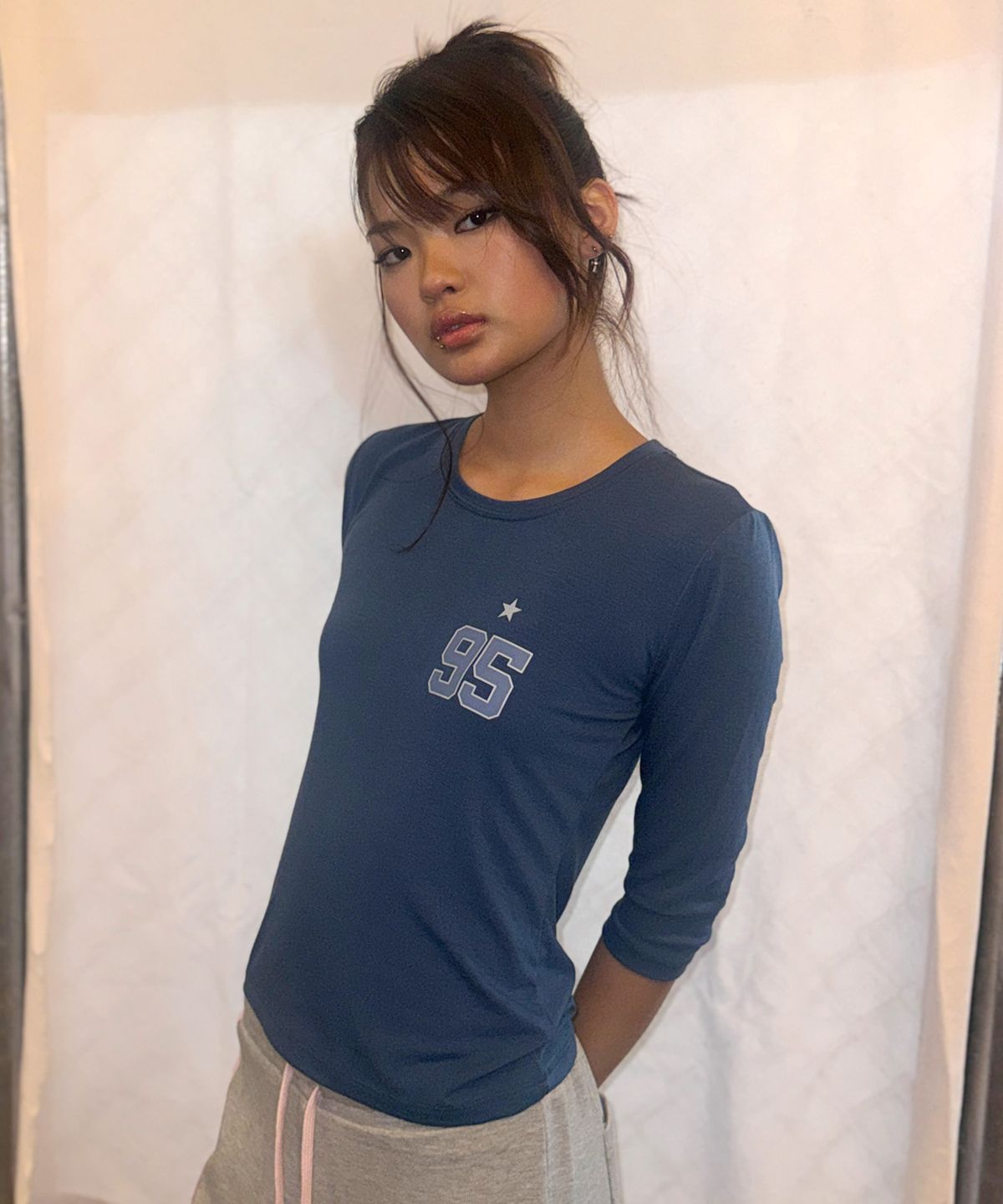 엔와이엑스엑스(NYXX) 95 BASIC L/S BLUE