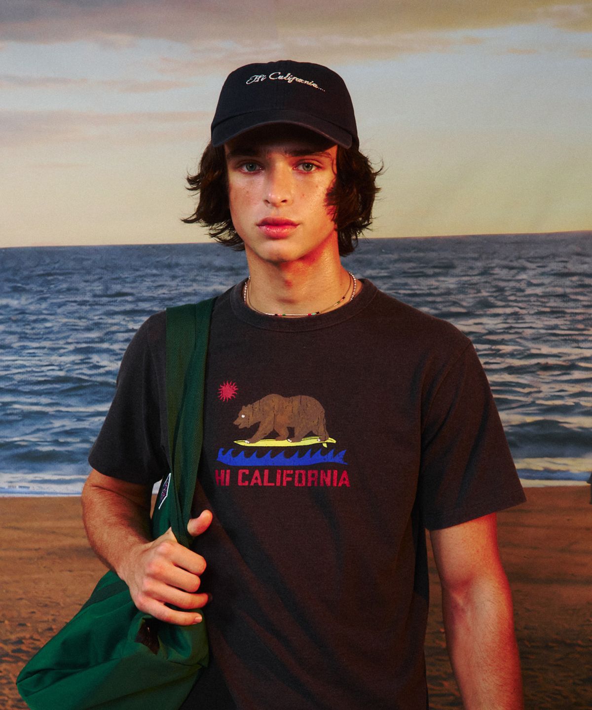 1011갤러리(1011 GALLERY) Hi California Washed Ball Cap - Navy