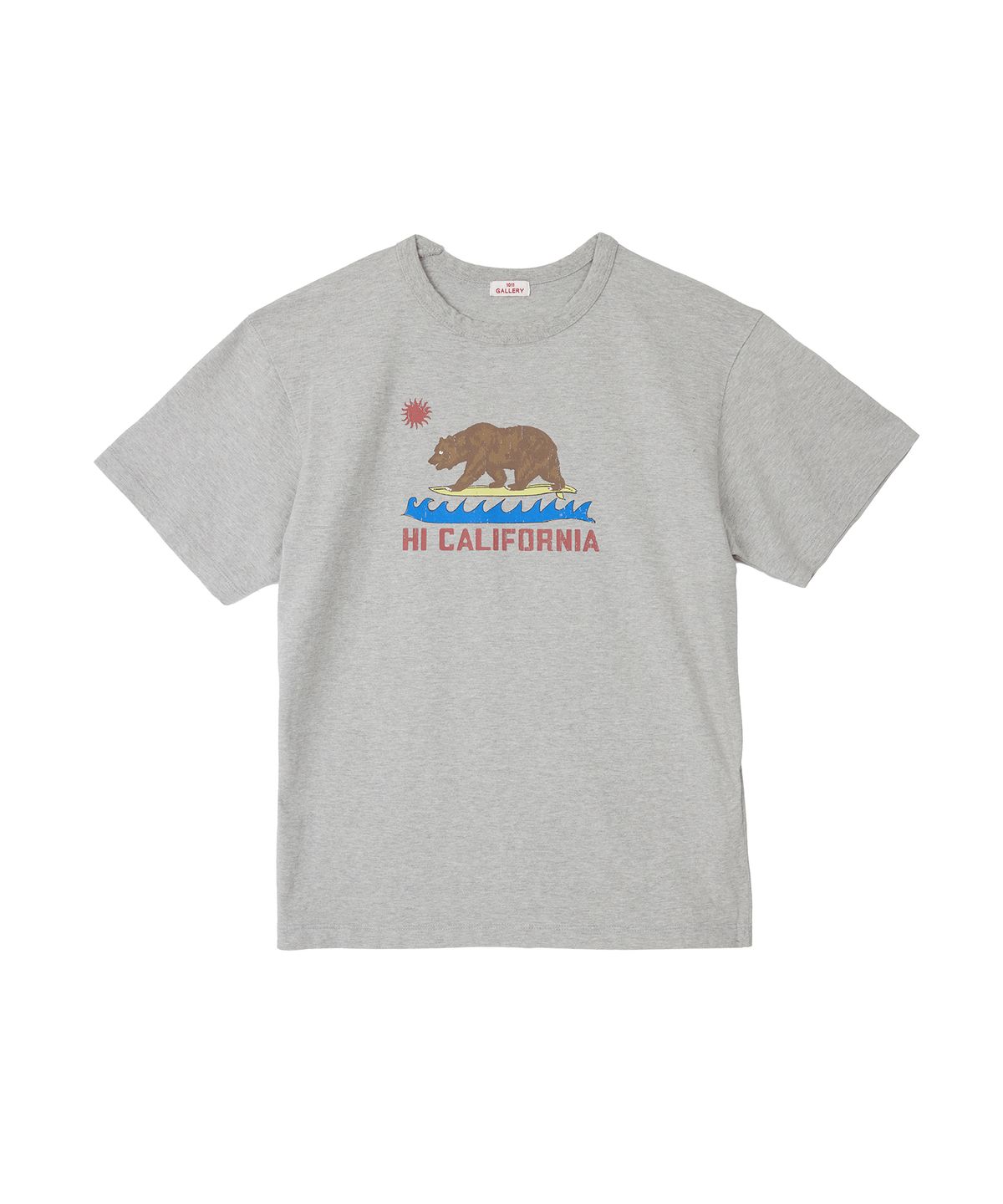 1011갤러리(1011 GALLERY) California Bear T-shirts - Gray
