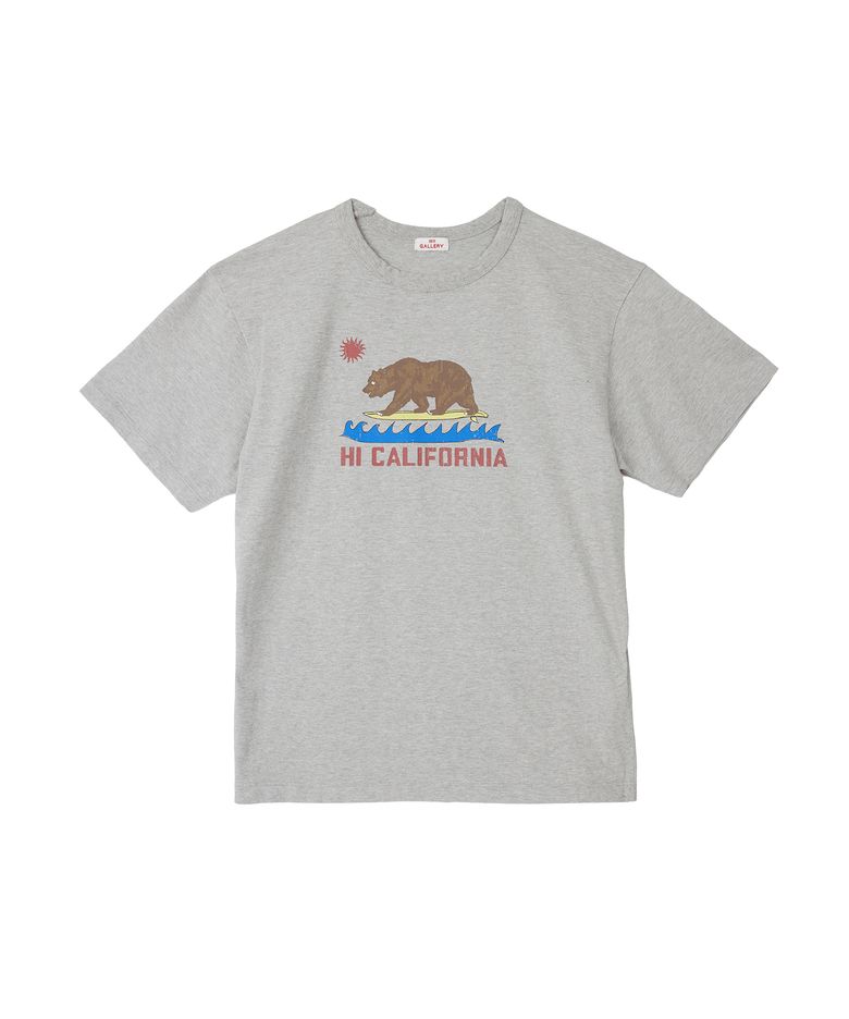 California Bear T-shirts - Gray