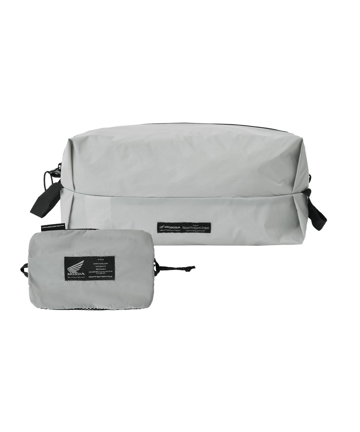 핍스 모터사이클(PHYPS MOTORCYCLE) Lip Nylon Packable Pouch 12L Gray