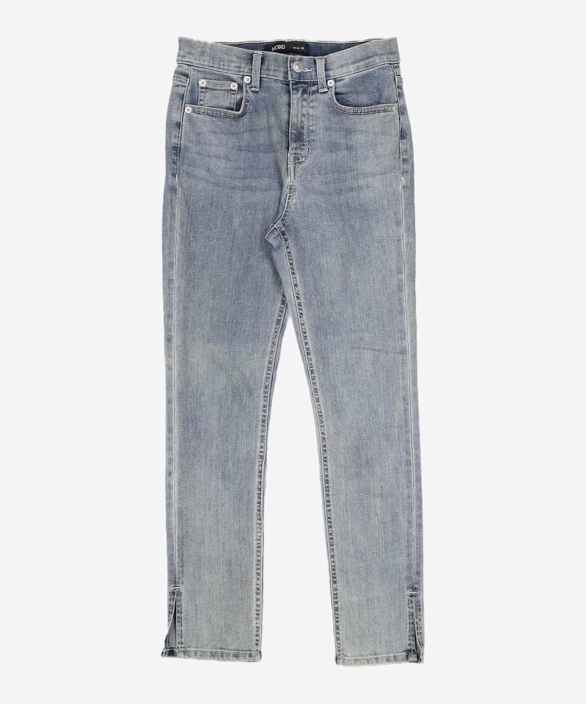 미쏘(MIXXO) 옆슬릿 슬림일자핏 데님 MIWTJC314J 24