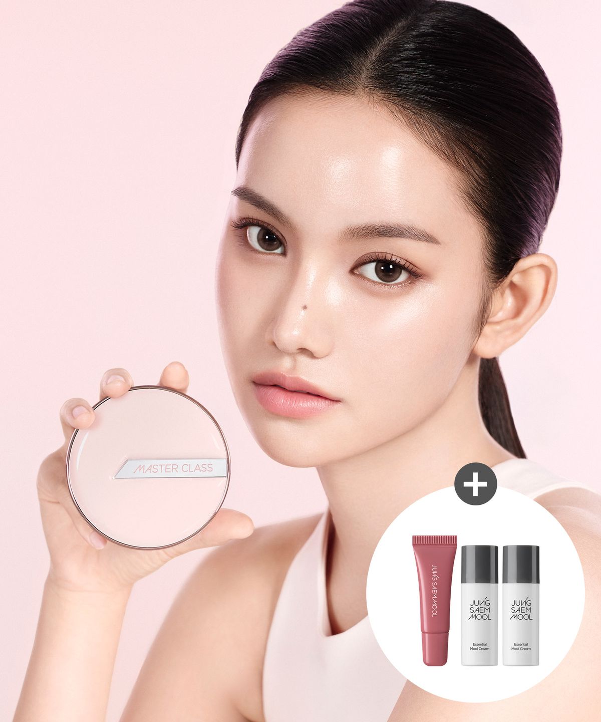 정샘물(JUNGSAEMMOOL) 마스터클래스 볼륨 쿠션 (미니 세럼 글로스 #로즈도즈 + 물크림 8ml 2개 증정)