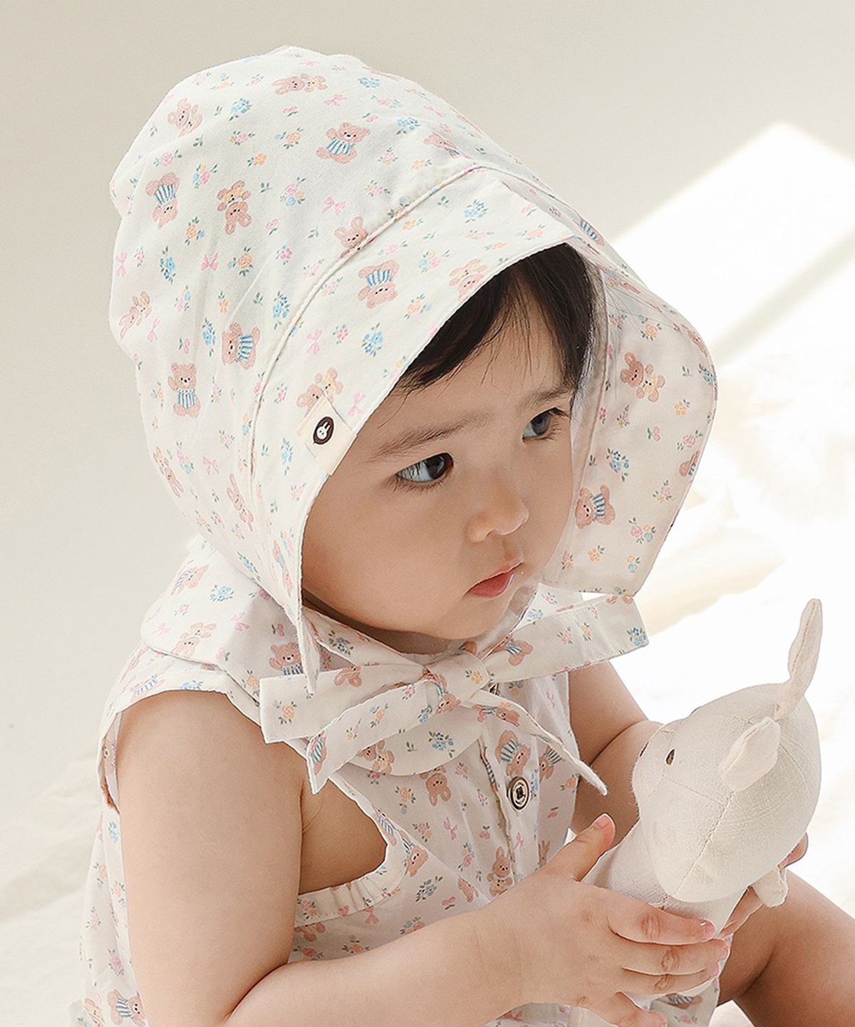 아림클로젯(ARIMCLOSET) 아기곰과 아기 토끼 보넷 여기있죠 - 베이비 보넷