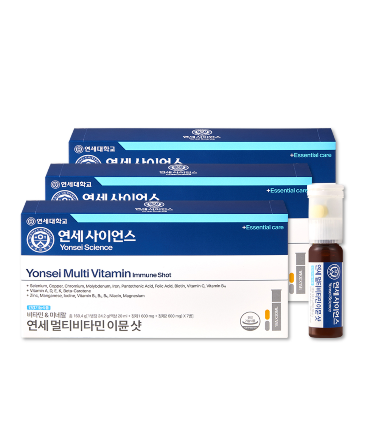 연세유업(YONSEIDAIRY) 연세 멀티비타민 이뮨 샷 7입 3박스