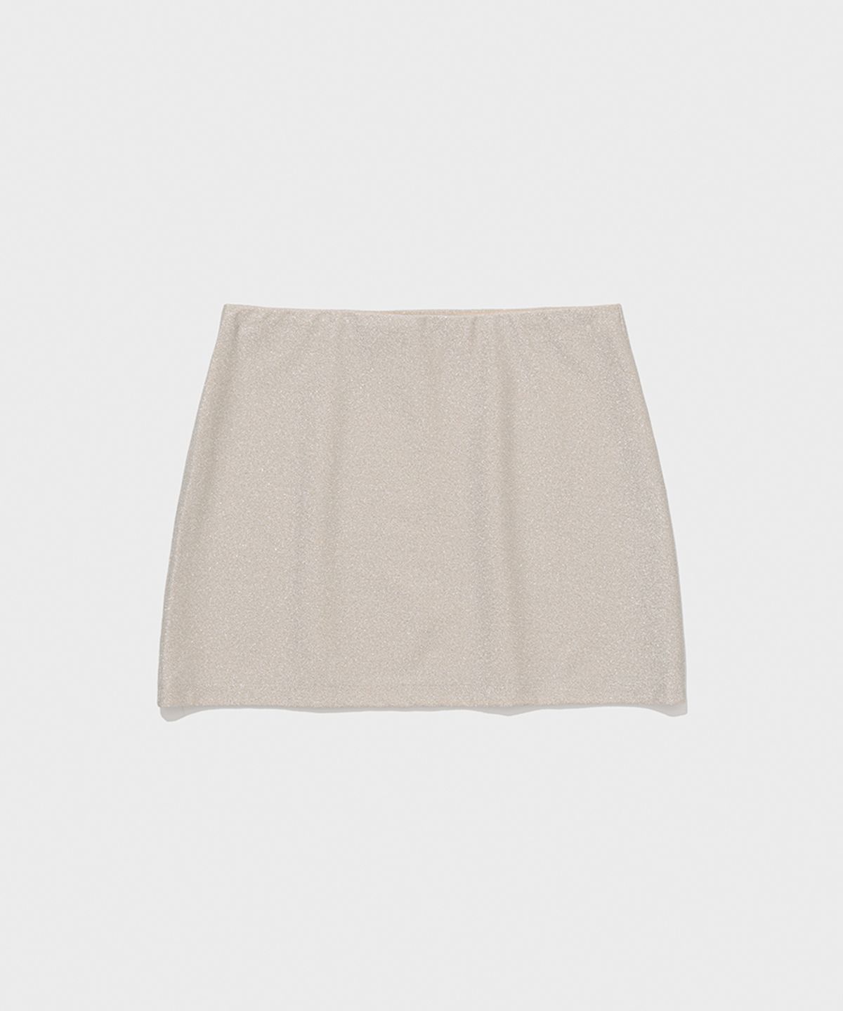 누아누(NUUANU) Lutea Mini Skirt_Silver
