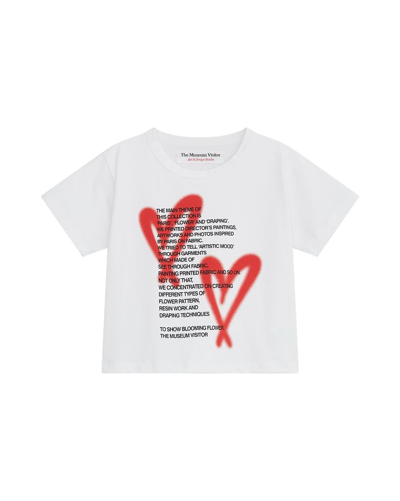 KIDS HEART PRINTED T-SHIRT (WHITE)
