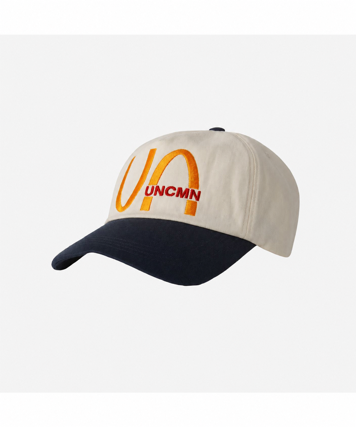언커먼(UNCMN) IM LOVIN IT 5-PANEL CAP CREAM & NAVY