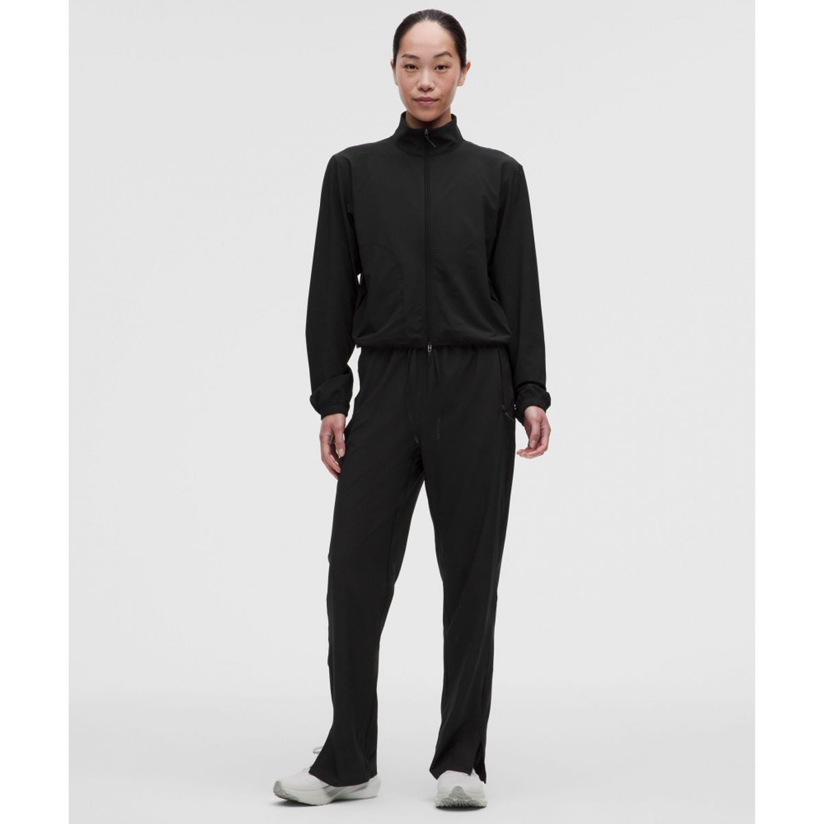 룰루레몬(LULULEMON) 텍스처드 메쉬 하이라이즈 러닝 조거 *아시아 핏  BLK