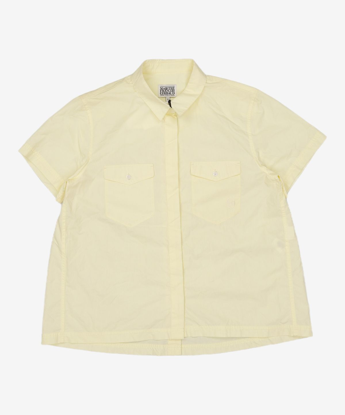 마리떼 프랑소와 저버(MARITHÉ + FRANҪOIS GIRBAUD) W SHORT SLEEVE SHIRT off white S