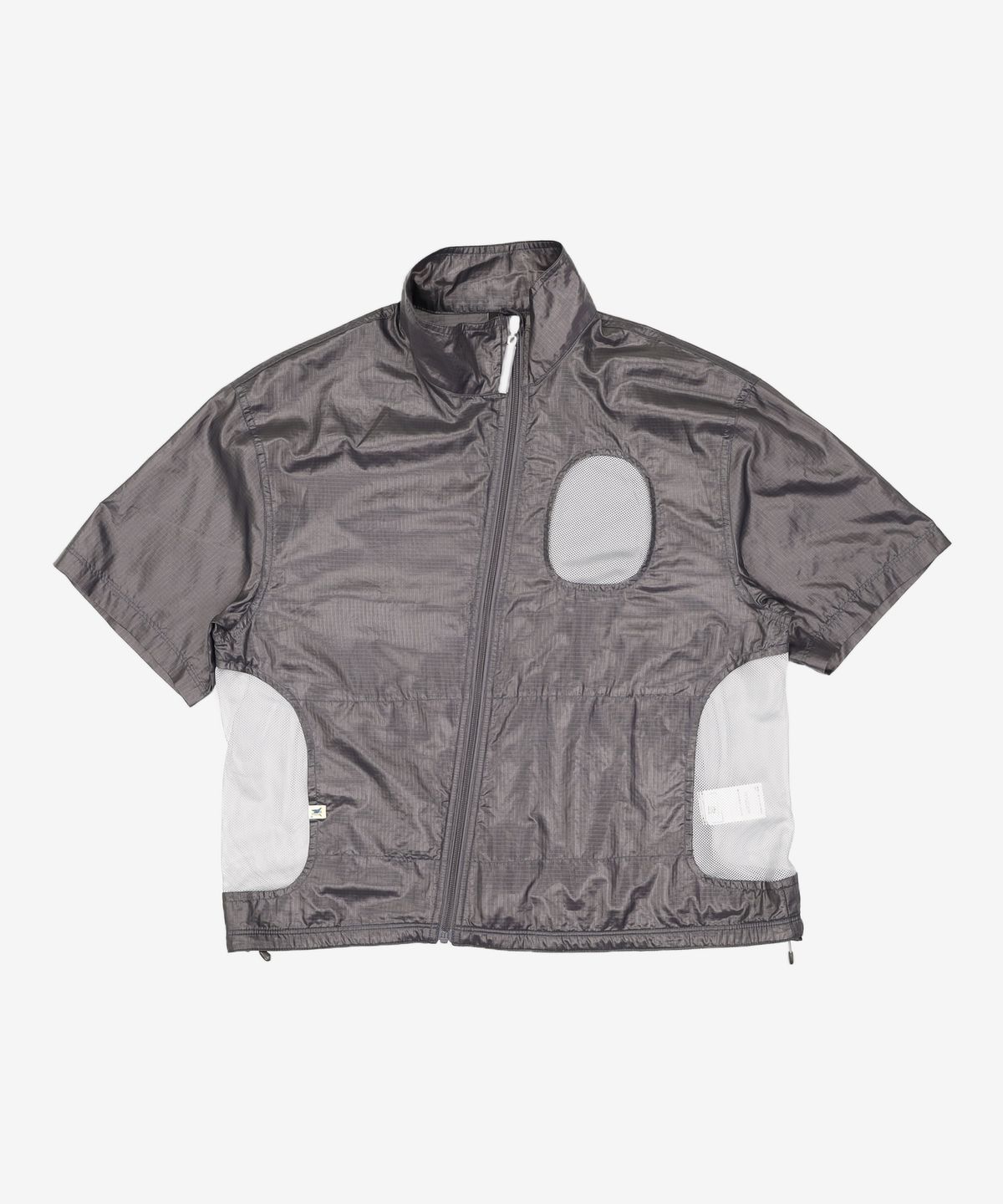 웰빙익스프레스(WELLBEING EXPRESS) Meshhole Nylon Zip Up Black S