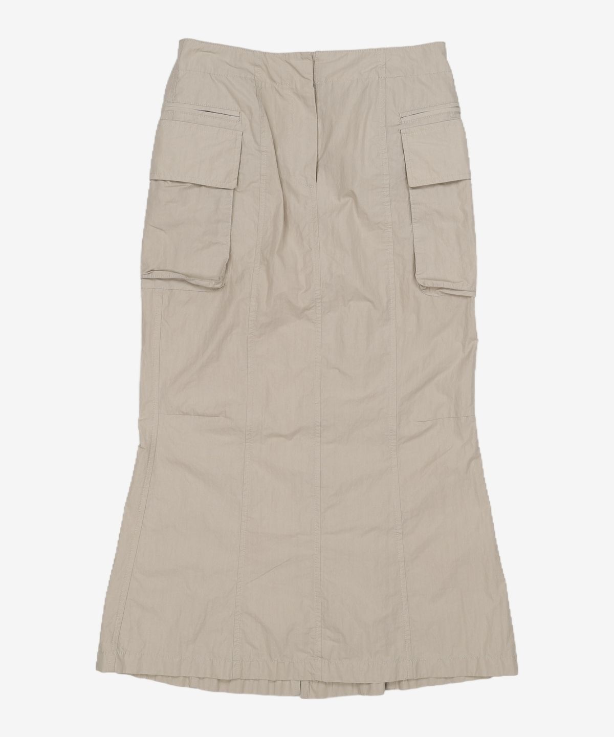 르(LE) pocked mermaid skirt (light khaki) S