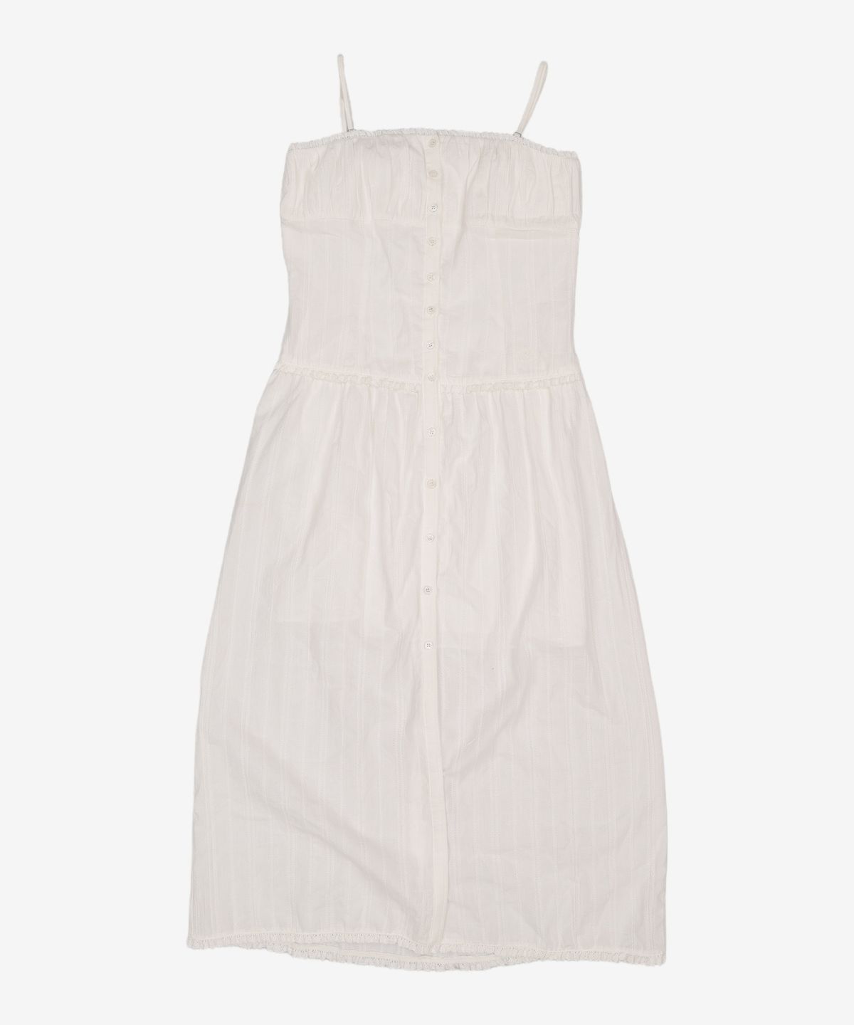 기준(KIJUN) Button Up Lace Dress Off-White S