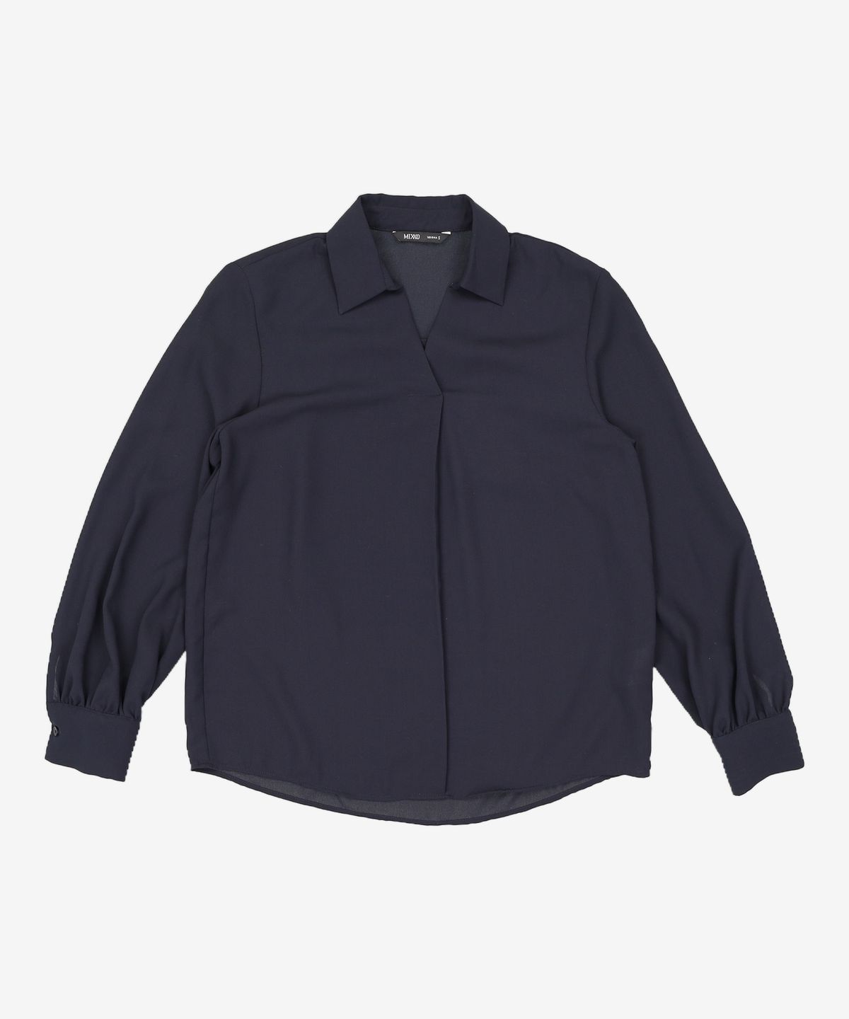 미쏘(MIXXO) 셔츠카라 풀오버형 블라우스 MIWBLB920B S