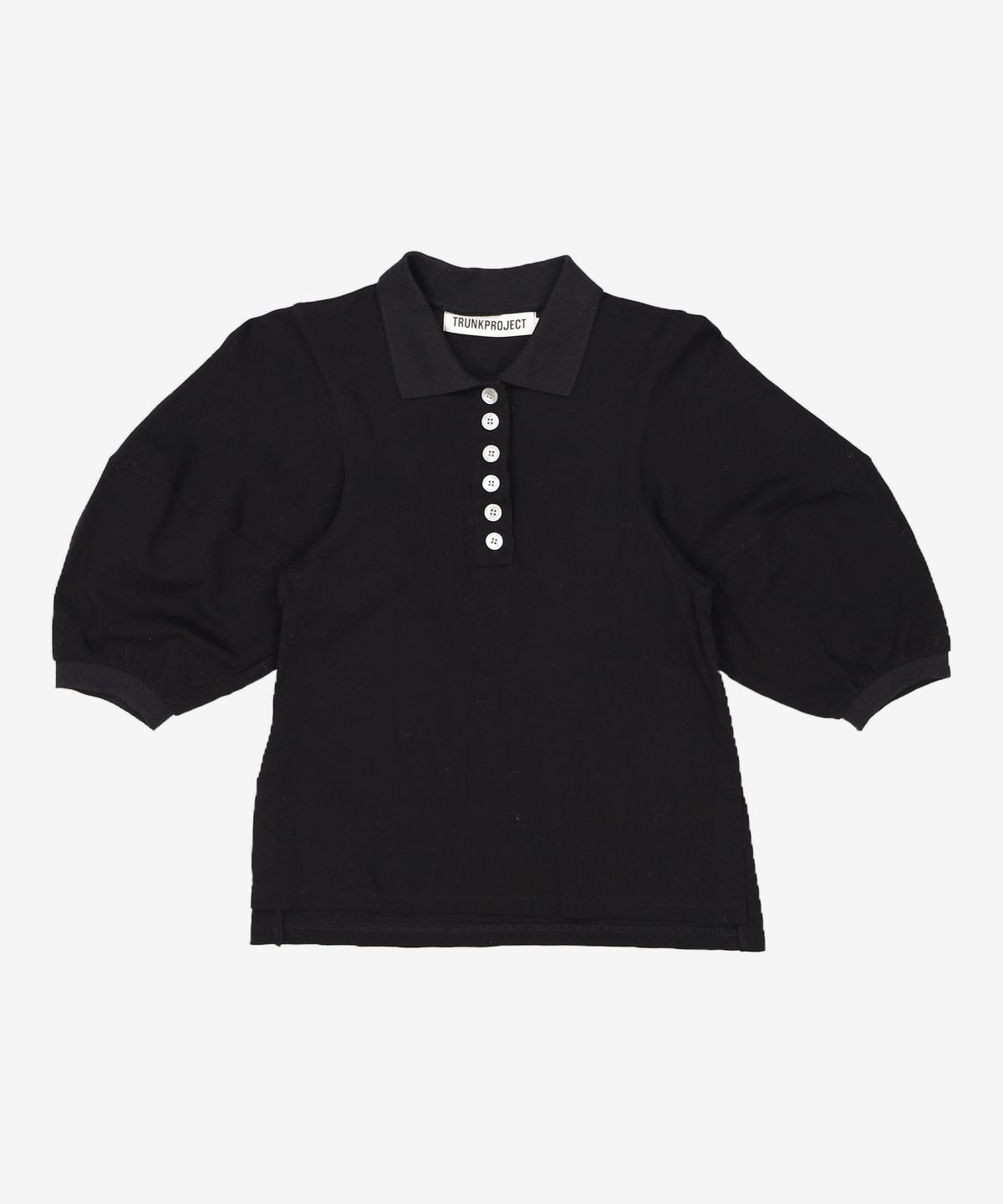 트렁크프로젝트(TRUNK PROJECT) Ballooned Sleeves PK Shirt_Black XS