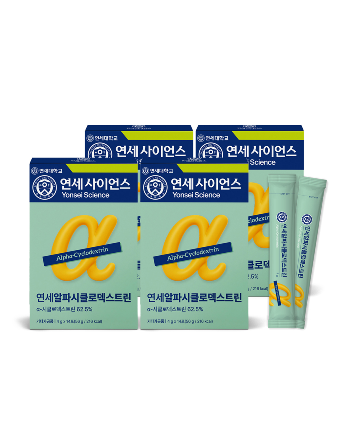 연세유업(YONSEIDAIRY) 연세 알파 시클로덱스트린 (4g x 14포) 4박스