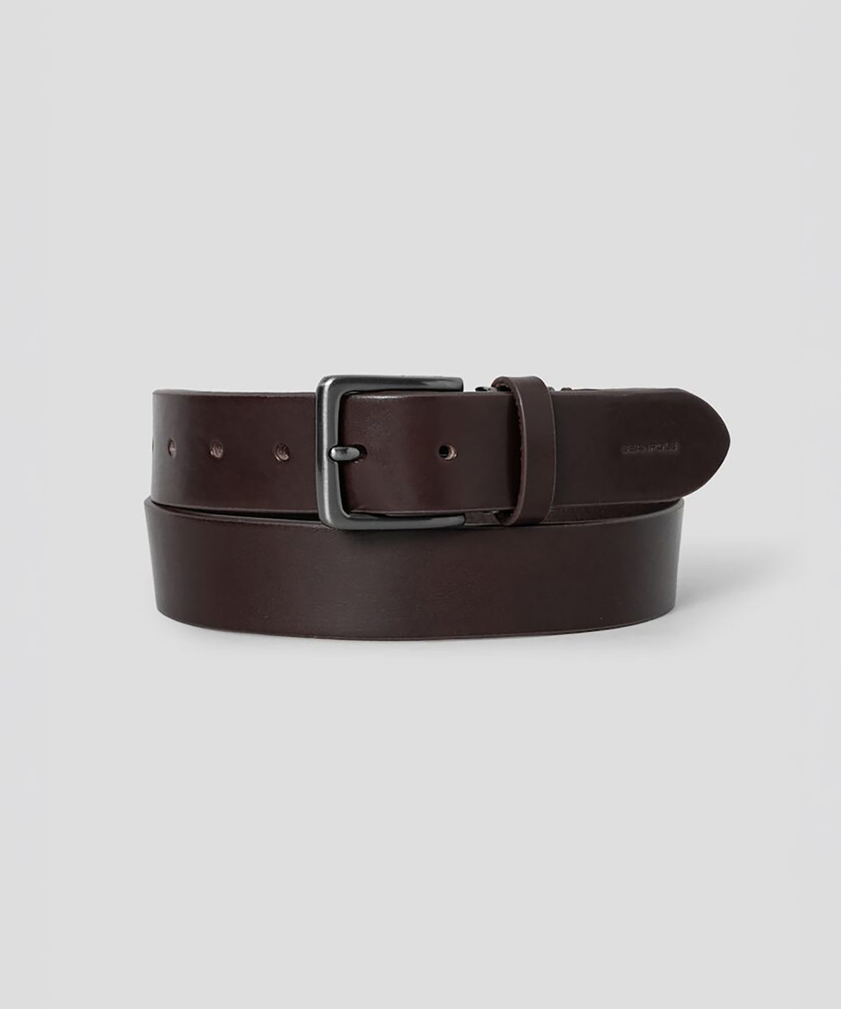 빈폴 액세서리(BEANPOLE ACCESSORY) 통가죽 캐주얼 버클 벨트  브라운