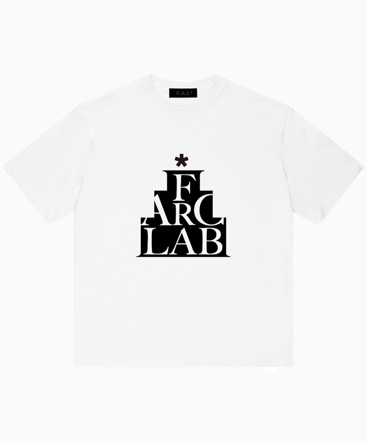 프론트아카이브랩(FRONT ARCHIVE LAB) HIDDEN 오버핏 반팔 티셔츠 [화이트]