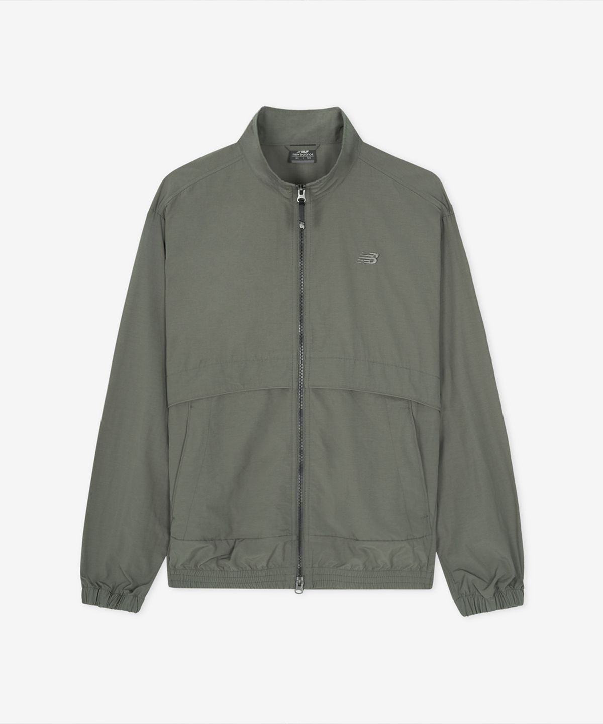 뉴발란스(NEW BALANCE) NBNAG31803 / UNI 에센셜 헤리티지 스탠드넥 웜업자켓 (G/KHAKI)