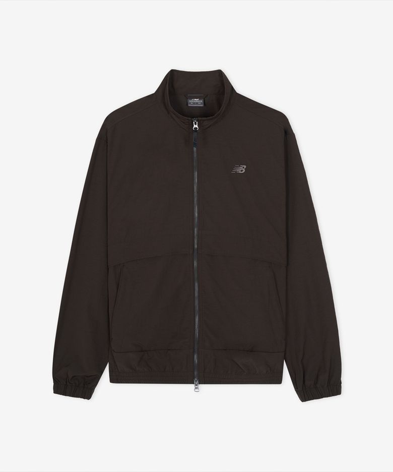 NBNAG31803 / UNI 에센셜 헤리티지 스탠드넥 웜업자켓 (BROWN)