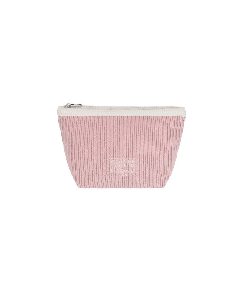 CLASSIC LOGO CORDUROY POUCH pink