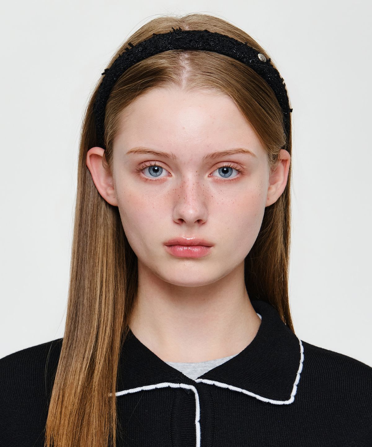 마리떼 프랑소와 저버(MARITHÉ + FRANҪOIS GIRBAUD) TWEED HAIRBAND black