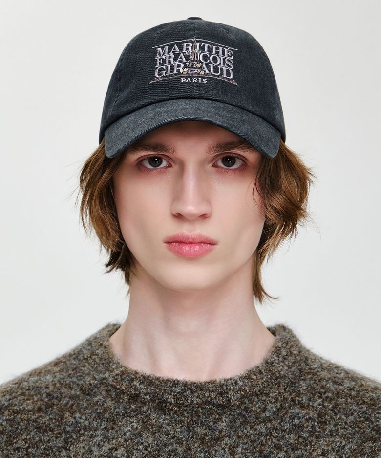 EIFFEL CLASSIC LOGO CAP charcoal