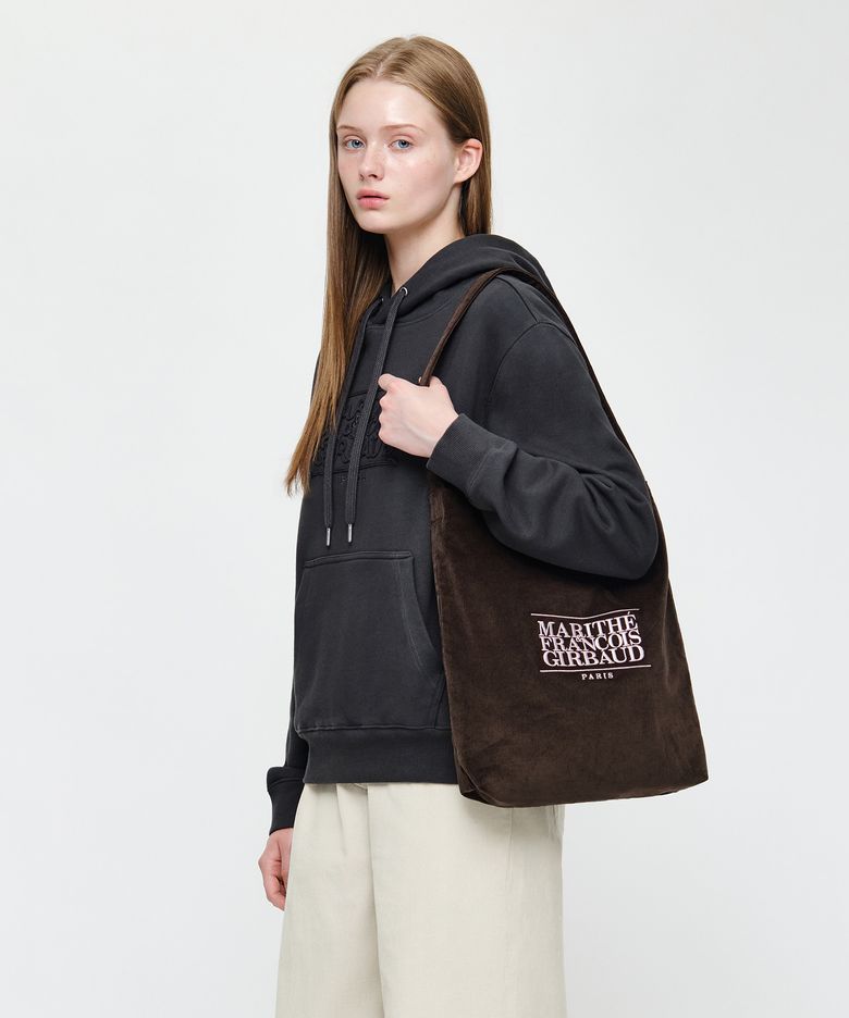 CLASSIC LOGO CORDUROY BAG brown
