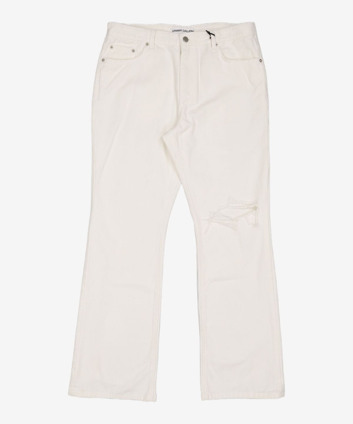 감마갤러리(GAMMA GALLERY) DESTROYED JEANS [WHITE] L