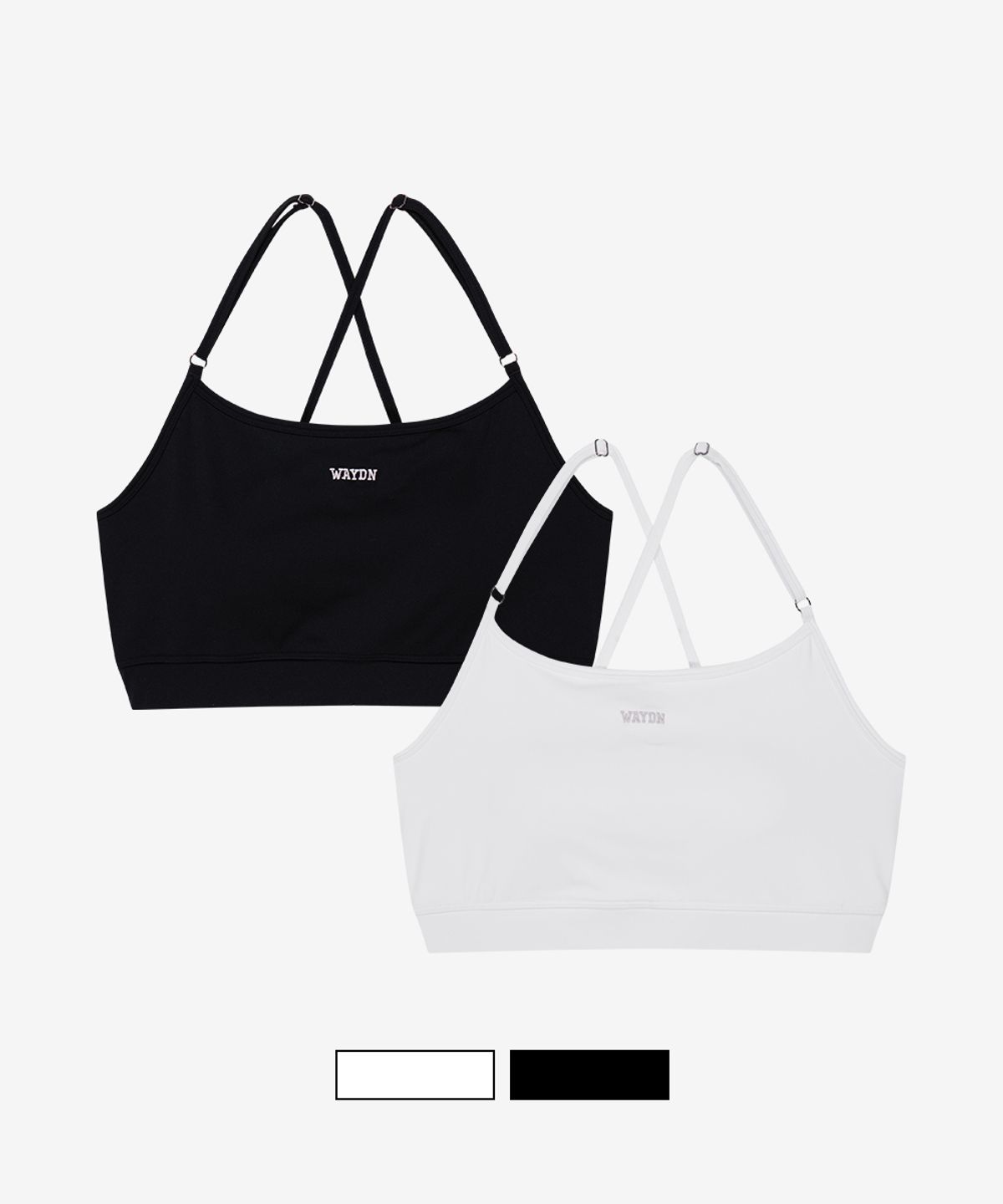 웨이든(WAYDN) [2PACK]액티브+ 커버업 집업 브라탑