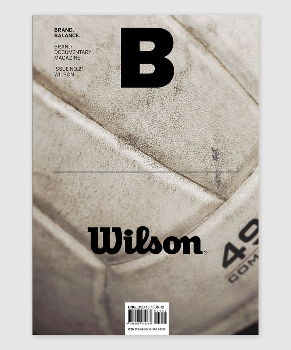 매거진 B(MAGAZINE B) B Issue#21 WILSON