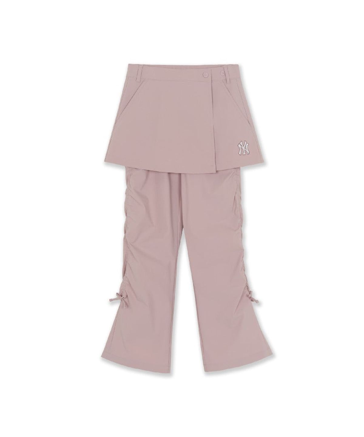 엠엘비 키즈(MLB KIDS) 스트릿 걸즈 플레어 스커트 우븐팬츠 NY (Mg.Pink)
