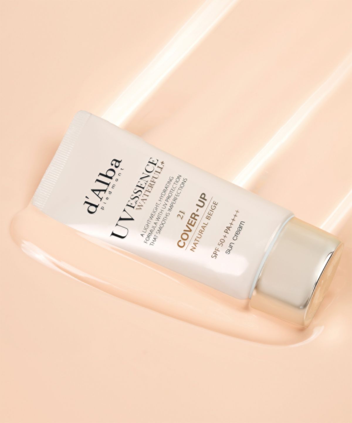 달바(D'ALBA) 워터풀 톤업 선크림 (내추럴 커버 베이지) 50ml (22호)
