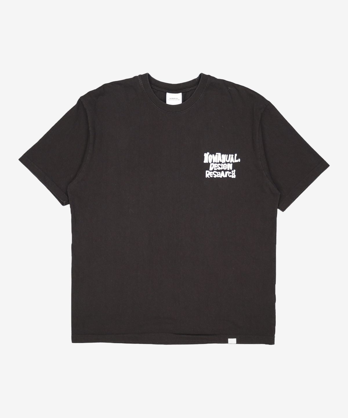 노매뉴얼(NOMANUAL) DOODLE LOGO T-SHIRT - BLACK M