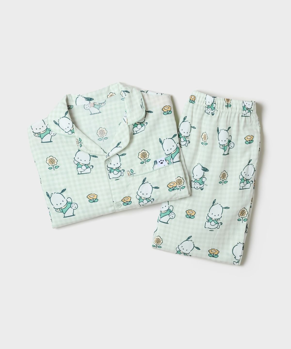 스파오(SPAO) [산리오캐릭터즈] 긴팔 파자마(Light Green)_SPPPG49U02