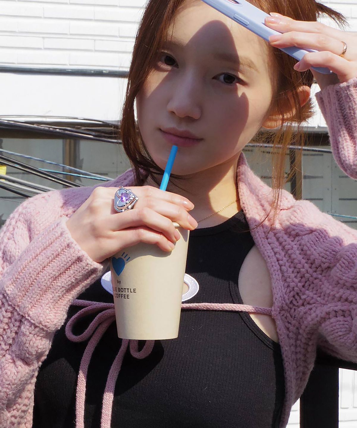 무운(MUUN) [EVOKE] Evoke Magic Ring (Pink Quartz)