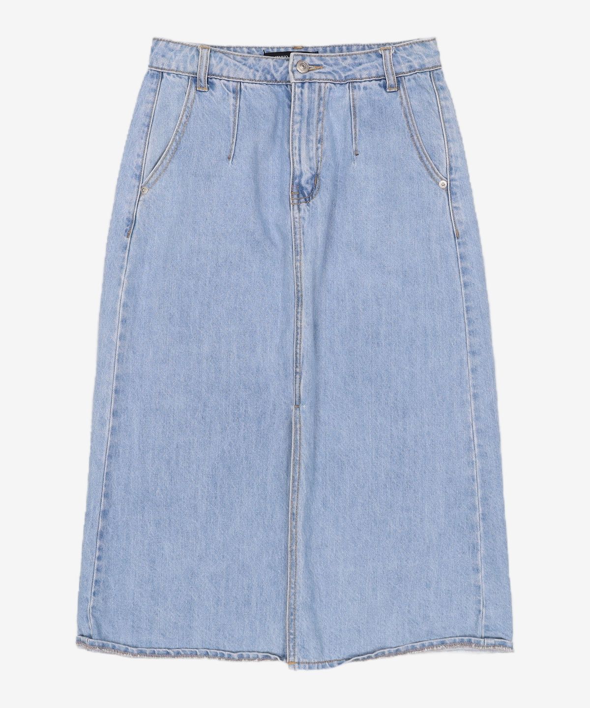 미쏘(MIXXO) 앞슬릿 디테일 데님 롱스커트 MIWWHC507J 26