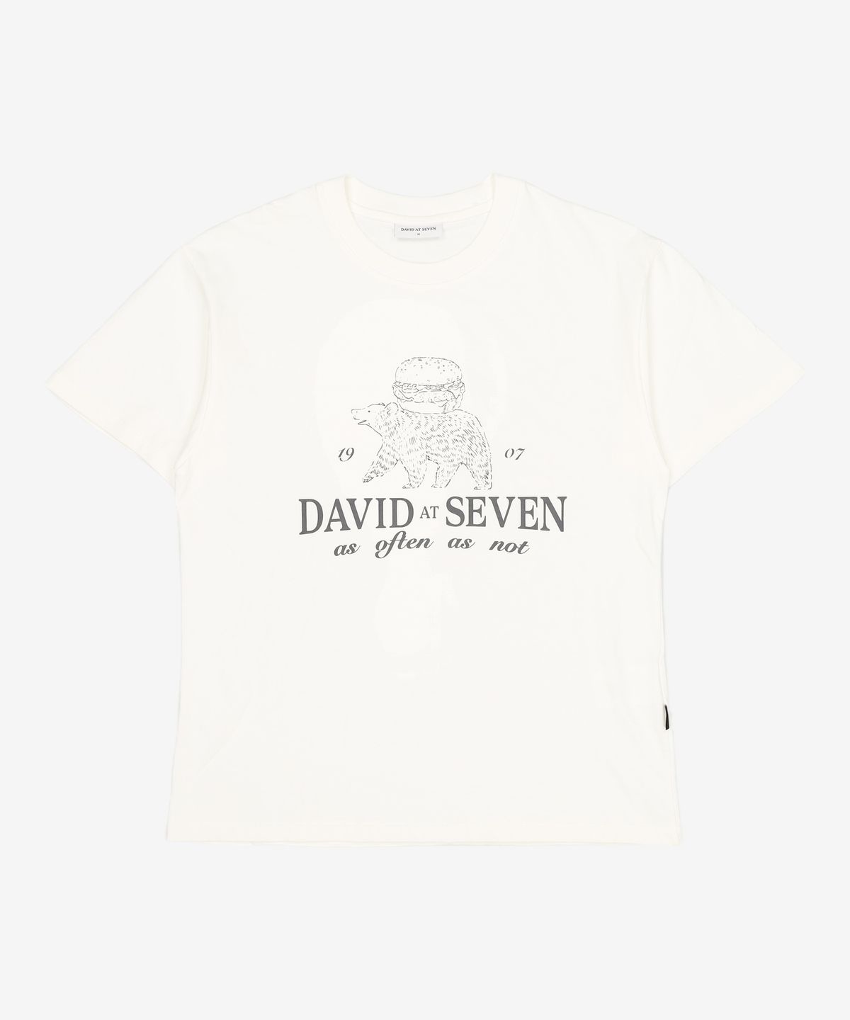 데이비드 앳 세븐(DAVID AT SEVEN) 반소매 티셔츠 M