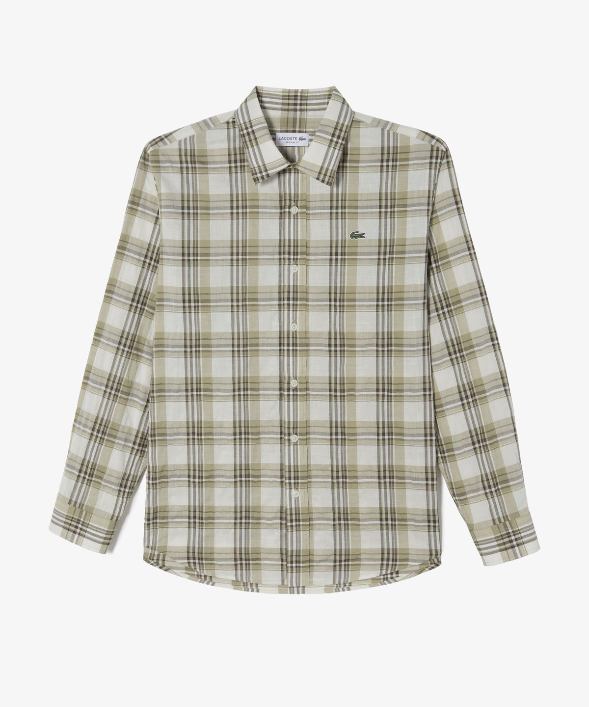 라코스테(LACOSTE) 남성 간절기 체크 셔츠 CH412E-56N 02S