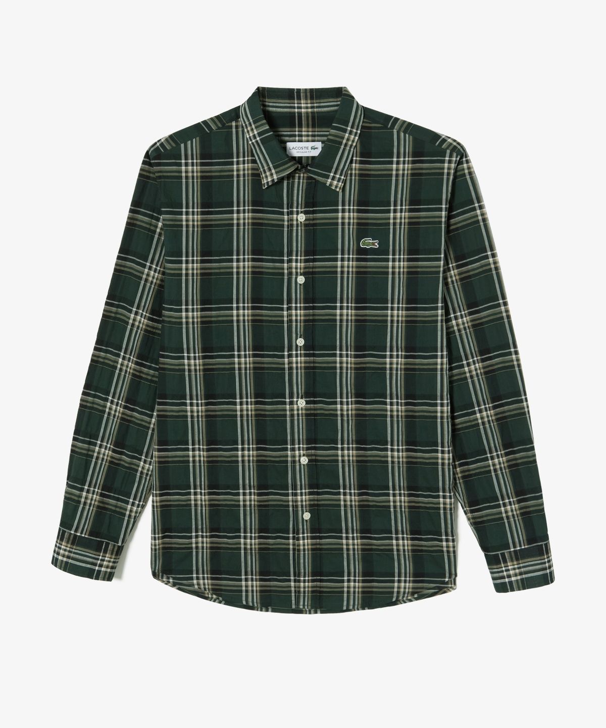 라코스테(LACOSTE) 남성 간절기 체크 셔츠 CH412E-56N YZP