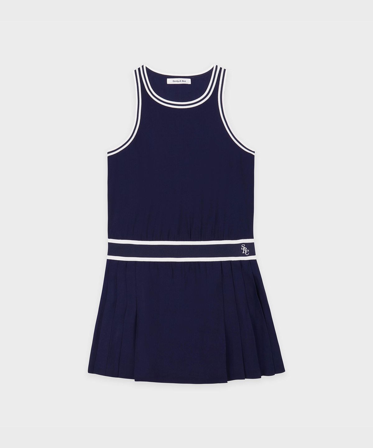 스포티앤리치(SPORTY&RICH) SCR 피비 드레스 - 네이비 R255AWO002