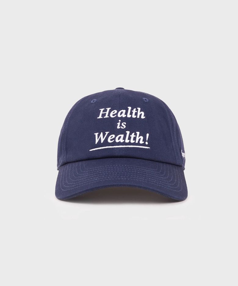 Health is Wealth 캡 - 네이비 R265AOH044