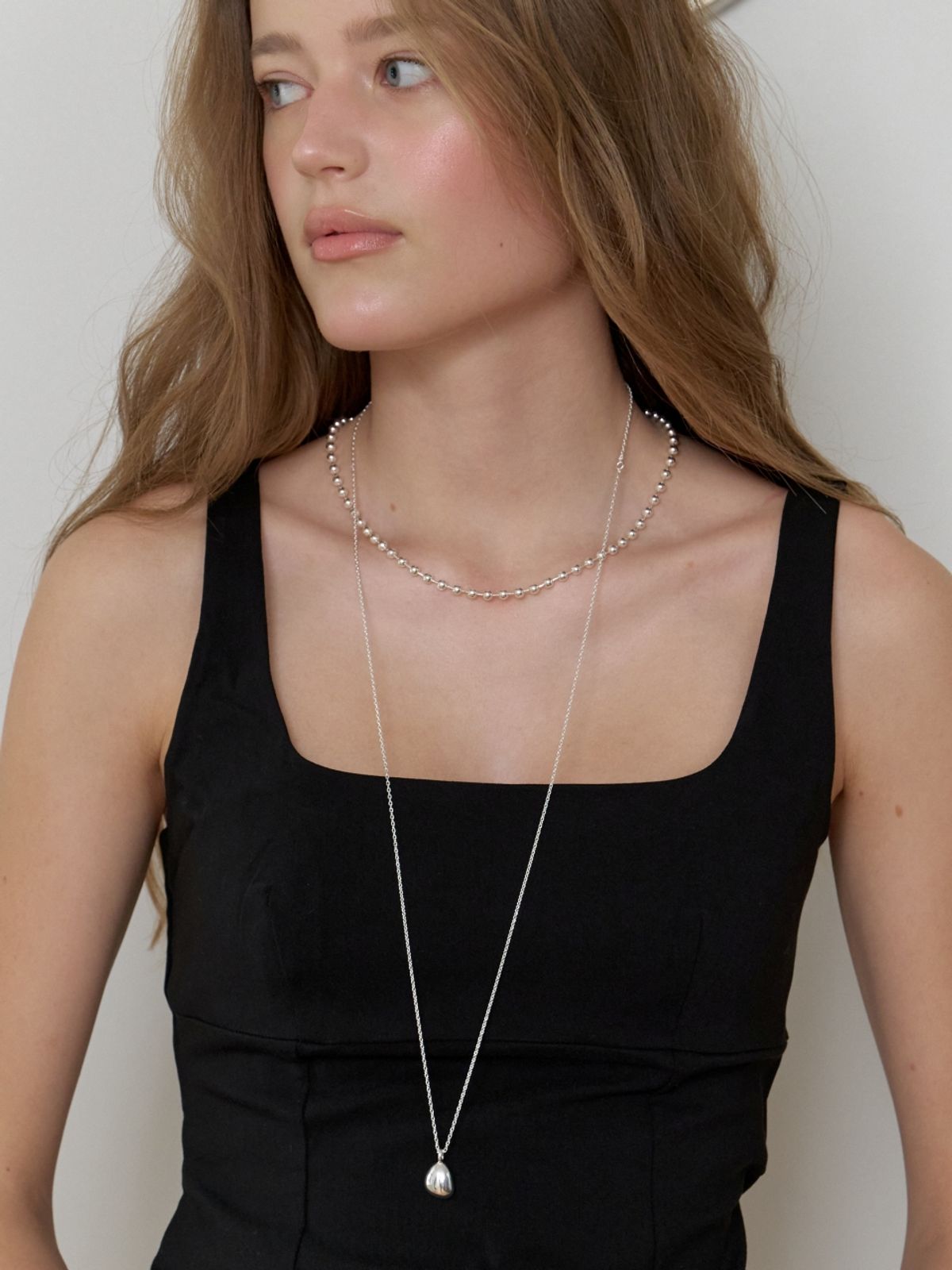 러브미몬스터(LOVE ME MONSTER) Daily Core Long Chain Necklace (L262MNK130)