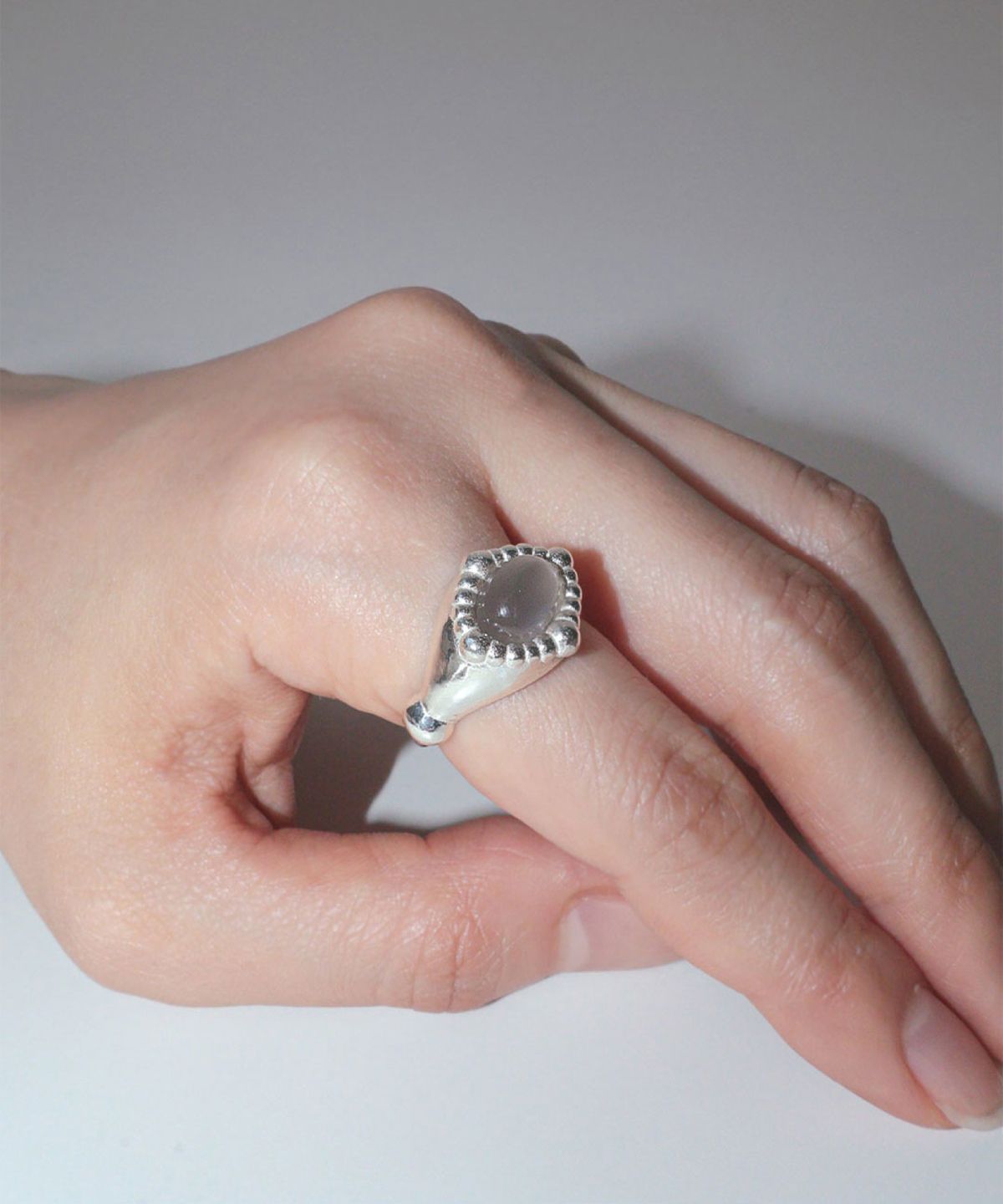 로아시(LOASI) bubble oval ring