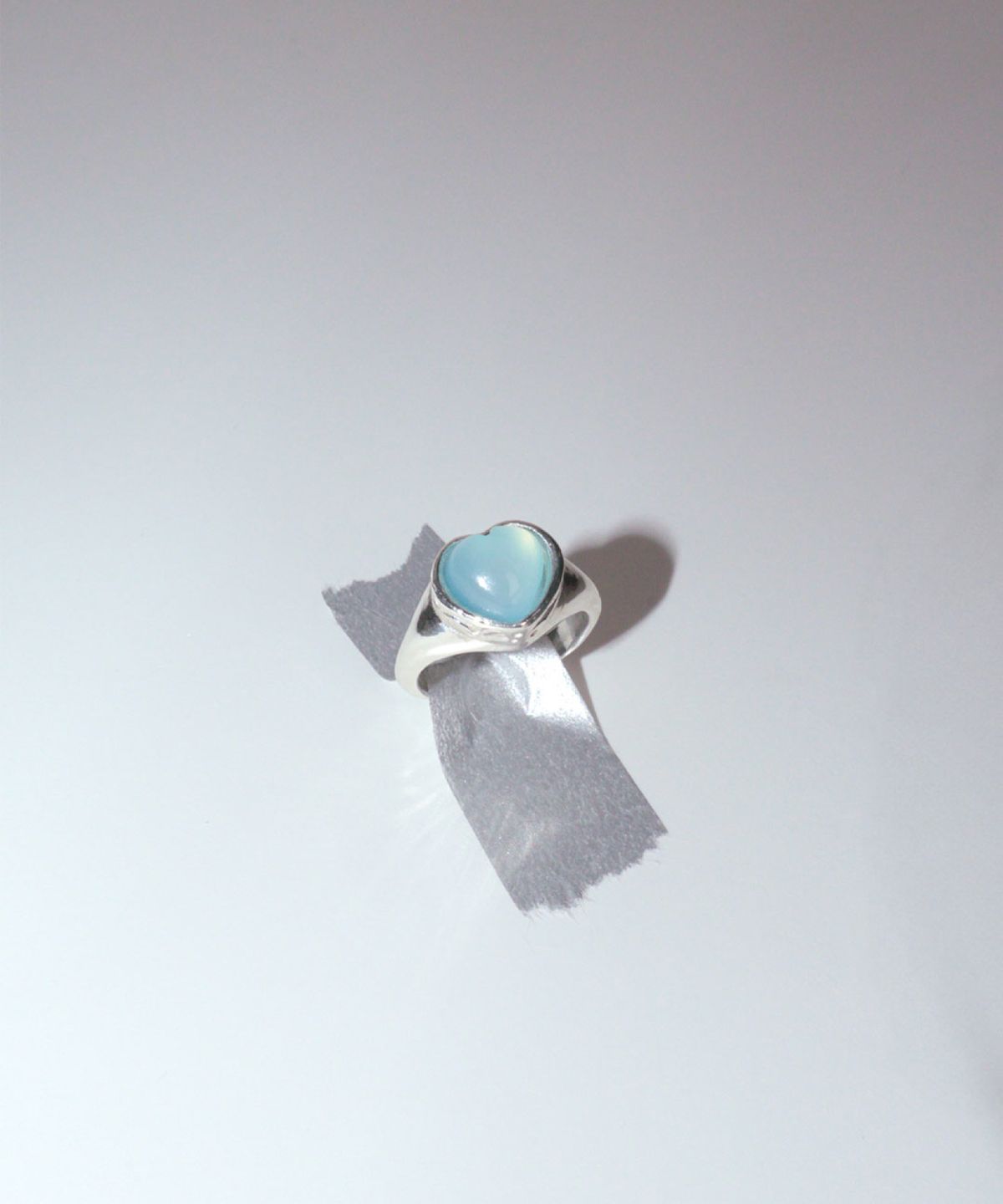 로아시(LOASI) heart engraving ring