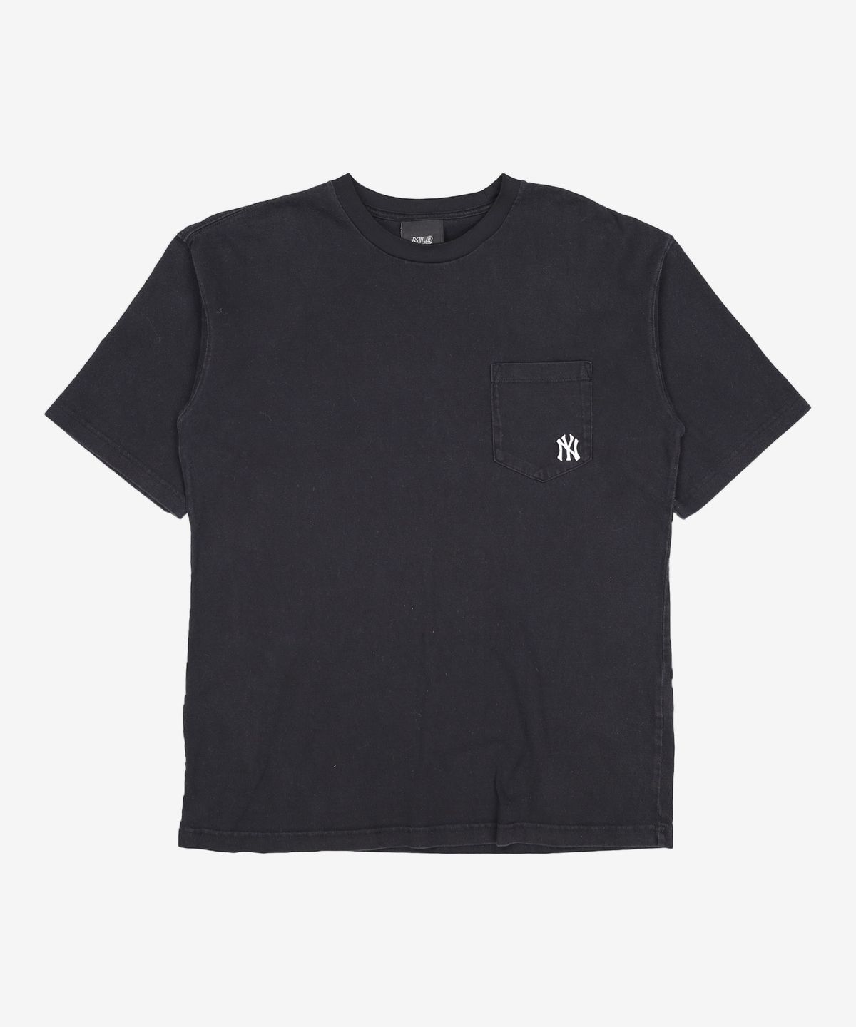 엠엘비(MLB) 포켓 스몰로고 티셔츠 NY (BLACK) M
