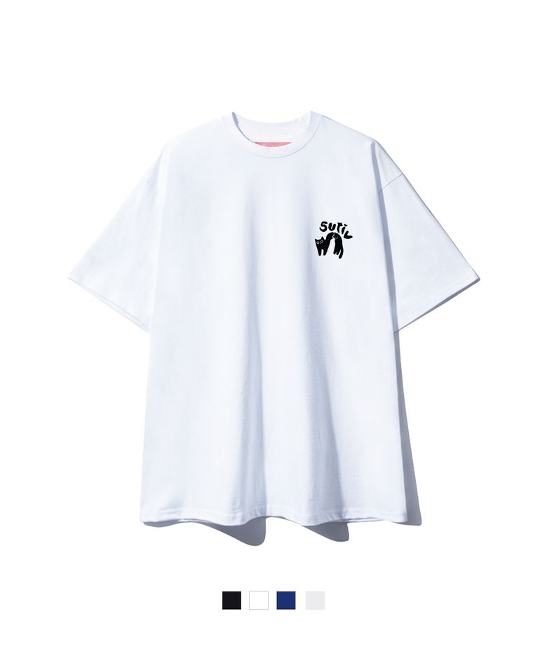 S/P MINI SLIME CAT 오버핏 반팔 (GOS2-4SP055)