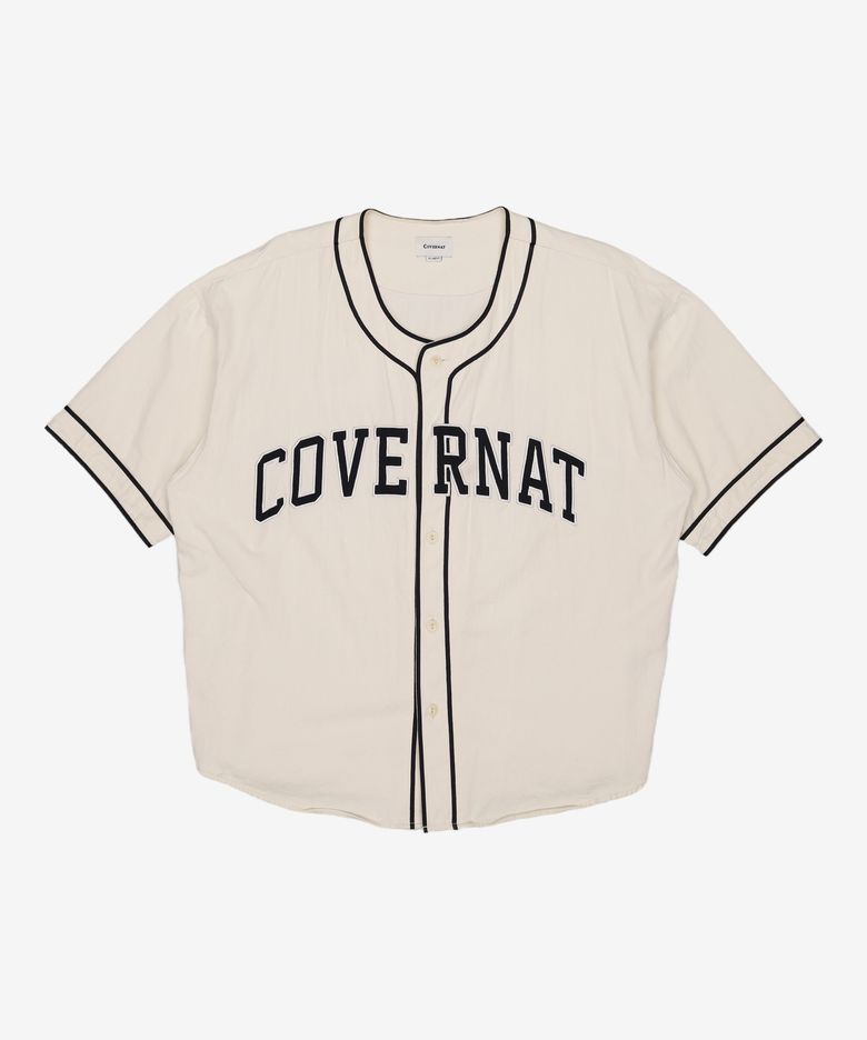 아치로고 베이스볼 하프 셔츠 Dark Navy XL